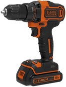 PERCEUSE VISSEUSE 18 V LI-ION 2 AH   - Black + Decker - Brico Dépôt