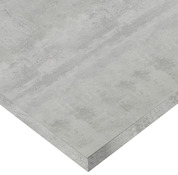 PLAN DE TRAVAIL STRATIFIÉ DÉCOR IMITATION BÉTON CLAIR L. 244 x P. 63 cm x Ép. 28 mm - Brico Dépôt