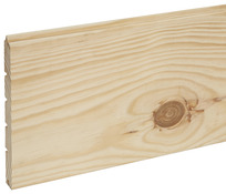 Plancher en pin maritime noueux NF - L. 2 m x l. 18 cm x Ép. 21 mm - Brico Dépôt
