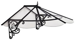 Marquise en acrylique L. 178 cm x P. 125 x H. 80 cm - Brico Dépôt