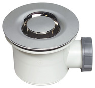 Bonde de douche à sortie horizontale Ø 90 mm à visser ou à coller - Wirquin - Brico Dépôt