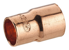 2 manchons cuivre à souder pour tube cuivre Ø 18 et 16 mm avec embouts F - Noyon & Thiebault - Brico Dépôt