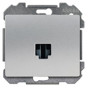 Prise RJ45 à clipser "Delta Iris" silver - Siemens - Brico Dépôt