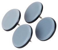 Lot de 4 patins à clouer Ø 25 mm - Diall - Brico Dépôt