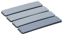 Lot de 4 patins auto-adhésifs marron 24 x 100 mm - Diall - Brico Dépôt