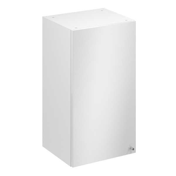 Meuble haut "Dorice" blanc brillant l.40 x h.72 x p.32 cm 1 porte - Brico Dépôt