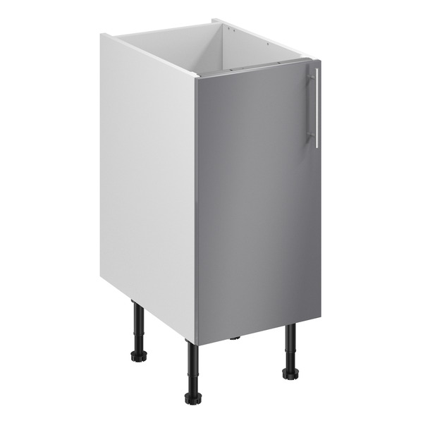 Meuble bas "Dorice" anthracite mat l.40 x h.72 x p.57 cm 1 porte - Brico Dépôt