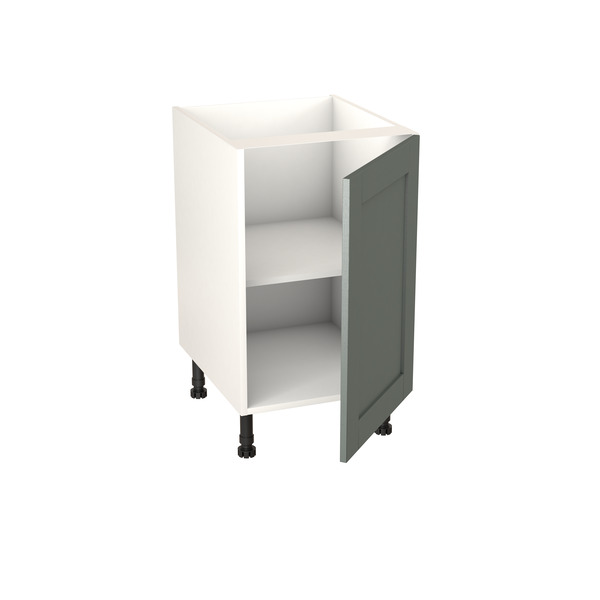 Meuble bas "Coline" vert sauge l.50 x h.72 x p.57 cm 1 porte - Brico Dépôt