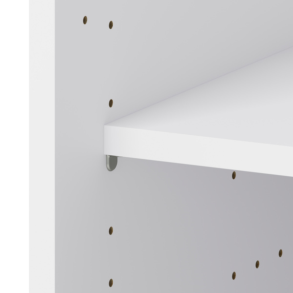 Meuble bas "Glorian" blanc brillant l.50 x h.72 x p.57 cm 1 porte - Brico Dépôt