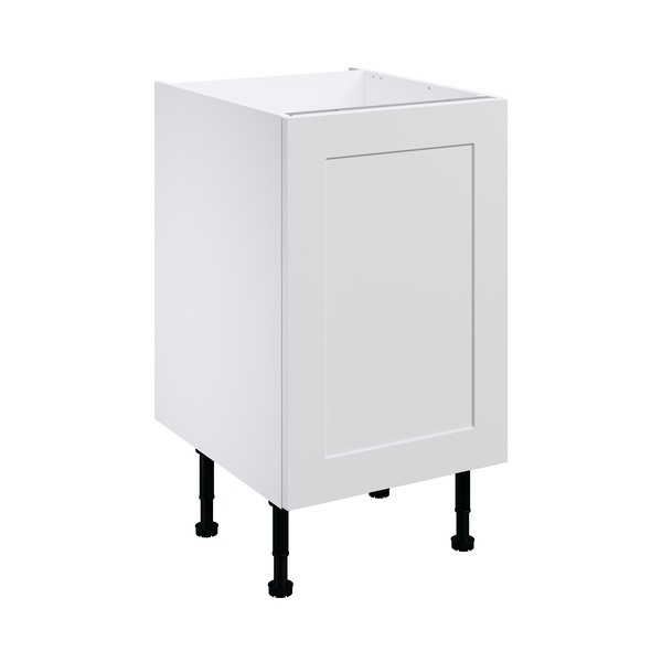 Meuble bas "Florie" blanc mat l.50 x h.72 x p.57 cm 1 porte - Brico Dépôt