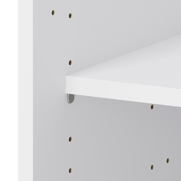 Meuble bas "Ilona" chêne massif l.100 x h.72 x p.57 cm 2 portes - Brico Dépôt