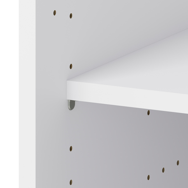 Meuble bas "Basilie" chêne gris l.40 x h.72 x p.57 cm 2 casseroliers - Brico Dépôt