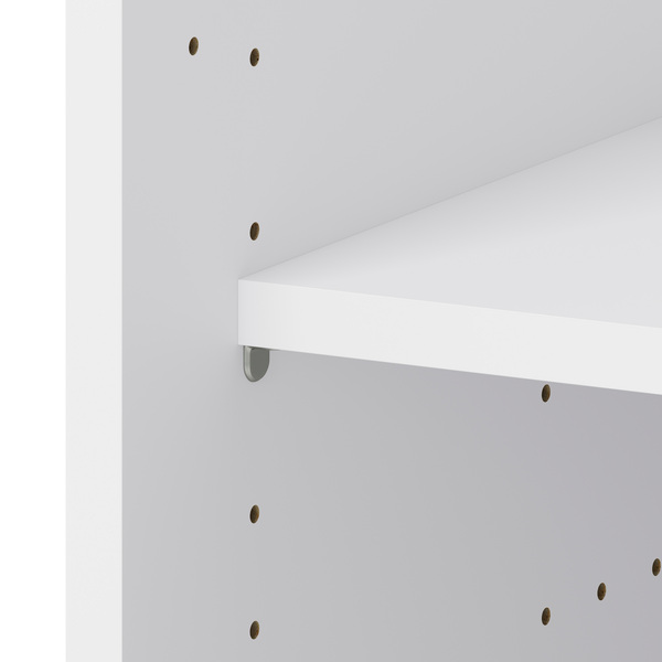 Meuble bas "Adele" gris l.80 x h.72 x p.57 cm 2 casseroliers + 2 tiroirs intérieurs - Brico Dépôt