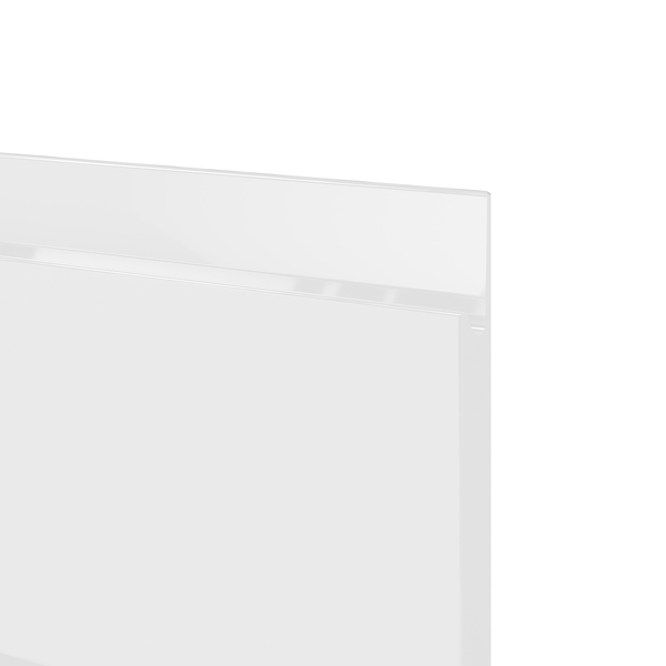 Colonne "Glorian" blanc brillant l.60 x h.201 x p.60 cm 1 porte + 1 tiroir + 2 casseroliers - Brico Dépôt