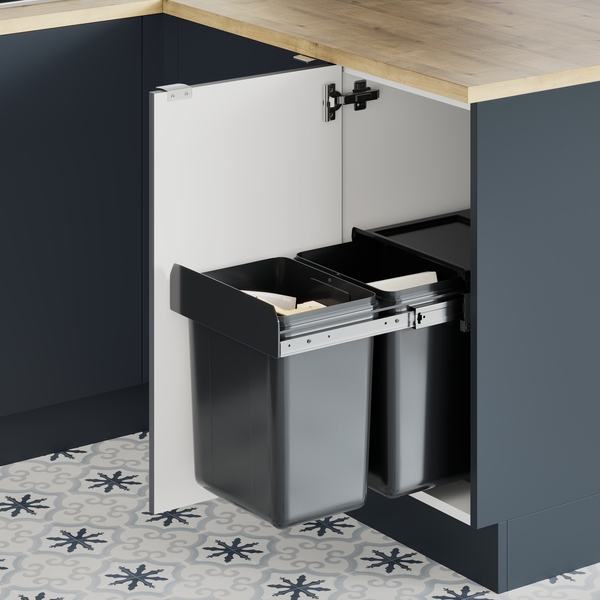 Cuisine "Dorice" bleu nuit mat - Brico Dépôt