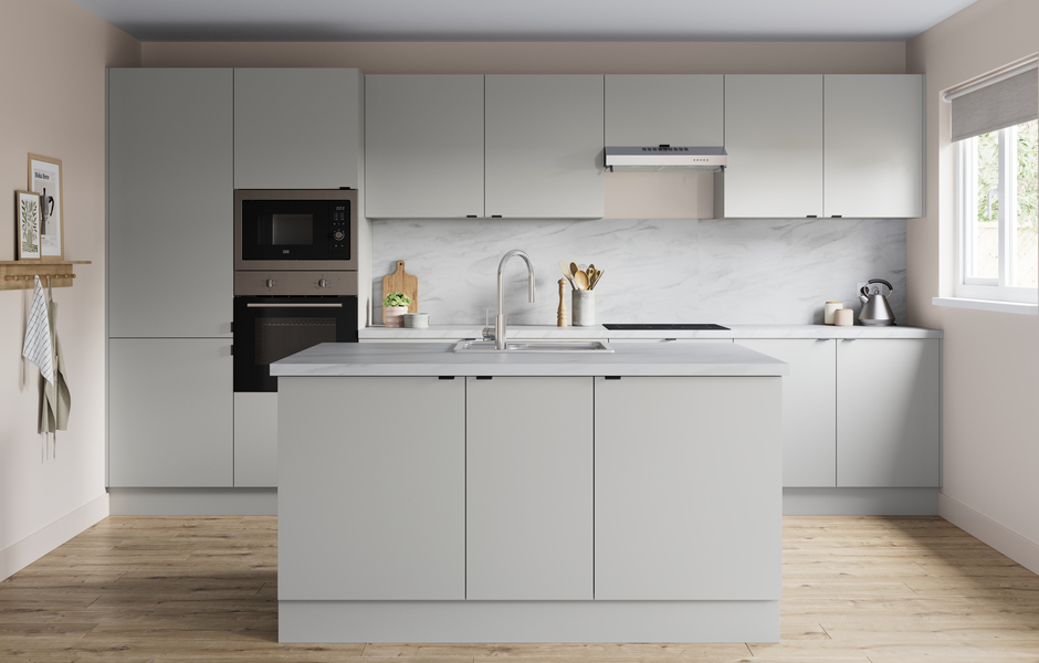 Cuisine "Adele" gris mat - Brico Dépôt