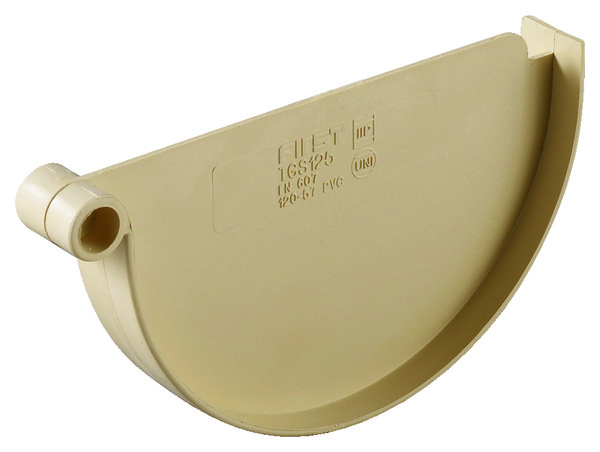 Fond de naissance en PVC profilé de 16 mm - Sable - Brico Dépôt