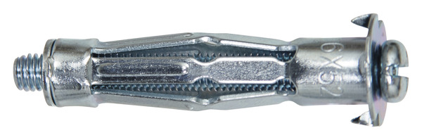 Lot de 4 chevilles métalliques pour corps creux, HMØ 6x37 avec vis métrique - Fischer - Brico Dépôt