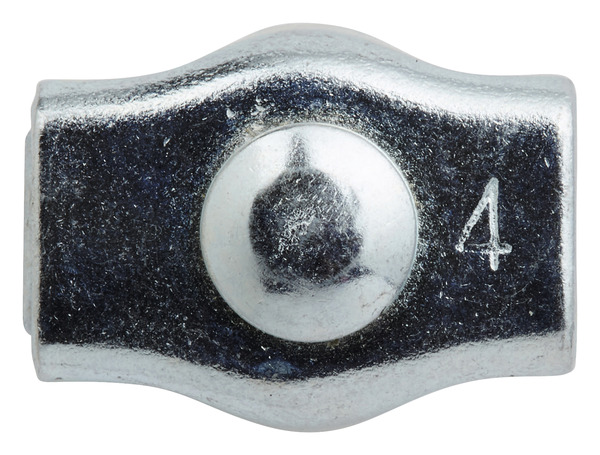 2 serre-câbles plats 1 boulon 4 mm - Diall - Brico Dépôt