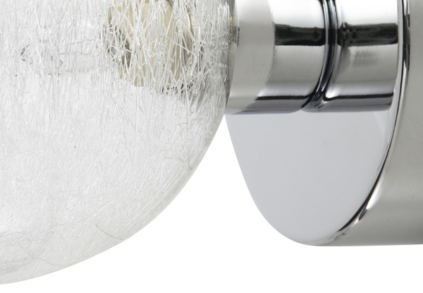 Spot métal chromé "Onnes" H. 13,5 x Ø 9 cm - Colours - Brico Dépôt