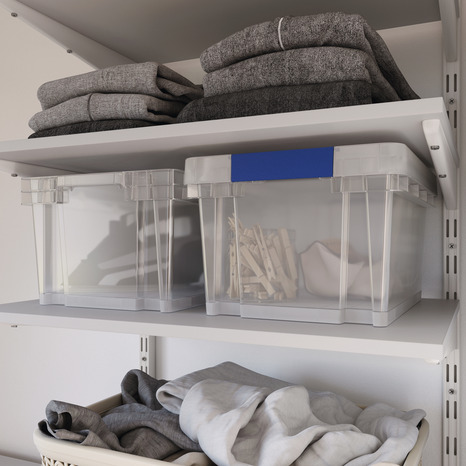 Bac de rangement transparent 15 L "Xago" - Form - Brico Dépôt