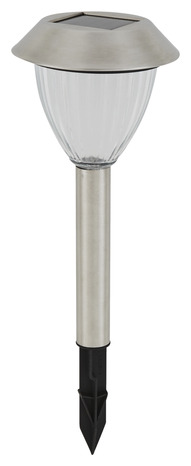 Balise solaire extérieure blanche RVB LED intégrée - Marque BLOOMA - Brico Dépôt