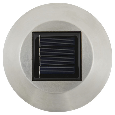 Balise solaire extérieure blanche RVB LED intégrée - Marque BLOOMA - Brico Dépôt
