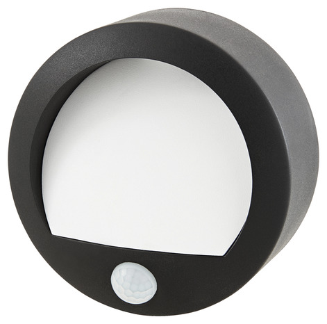 Applique à détection LED  noir IP44 "Melville" - Blooma - Brico Dépôt