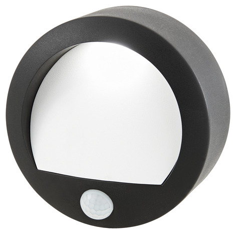 Applique à détection LED  noir IP44 "Melville" - Blooma - Brico Dépôt