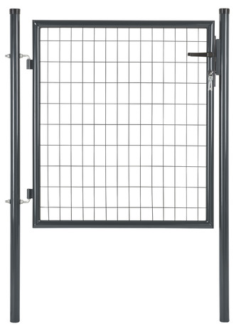 Portillon grillagé gris L. 1 x H. 1 m - Marque BLOOMA - Brico Dépôt