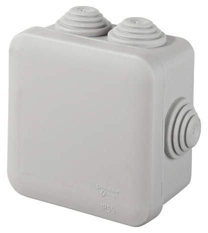 Boîte de dérivation carrée - 65 x 65 mm - Brico Dépôt