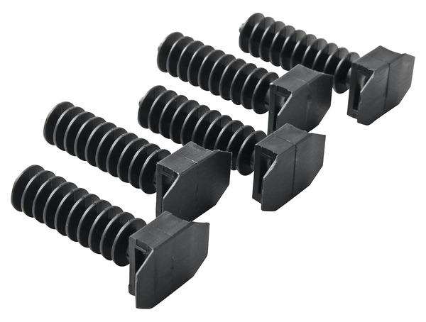 Lot de 25 embases à cheville noir - Diall - Brico Dépôt