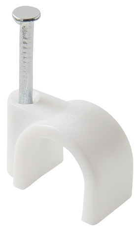 Lot de 100 attaches câble Ø 10/11 mm blanc - Diall - Brico Dépôt