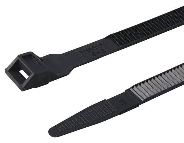 Schneider - Collier rilsan noir 200x3,6mm - nylon - lot de 100 colliers  serre-câbles