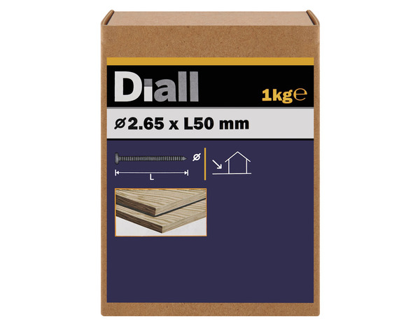 Vis agglo Q195 or 2,65 x 50 mm 1 kg - Diall - Brico Dépôt