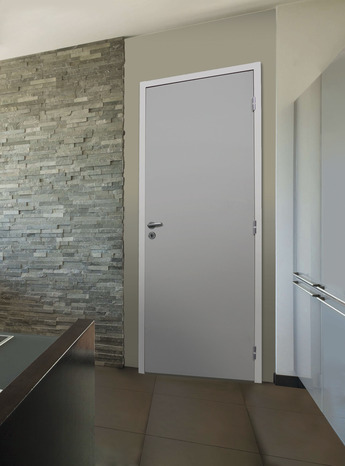 Bloc-porte coupe-feu 30 minutes prépeint haut. 204 x larg. 73 cm gauche - Brico Dépôt