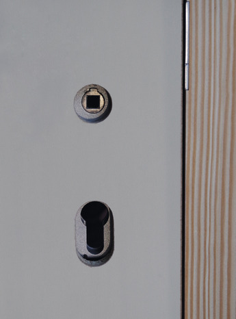 Bloc-porte coupe-feu 30 minutes prépeint haut. 204 x larg. 73 cm gauche - Brico Dépôt