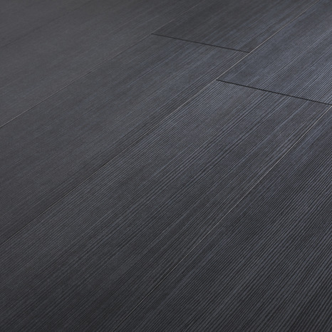 Sol stratifié à clipser aspect bois anthracite "Romford" - L. 138 x l. 19,3 cm x Ép. 10 mm - GoodHome - Brico Dépôt