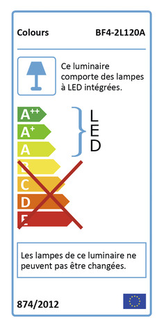 Réglette étanche LED "Nèche" - 120 cm - Colours - Brico Dépôt