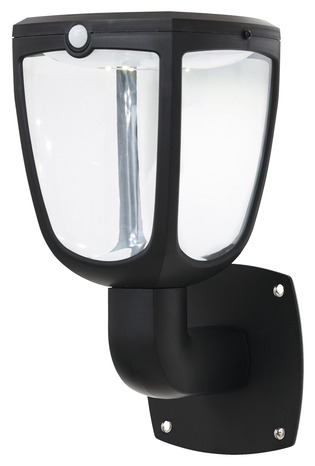 Applique à détection solaire LED noir IP44 "Seldovia" - Marque BLOOMA - Brico Dépôt