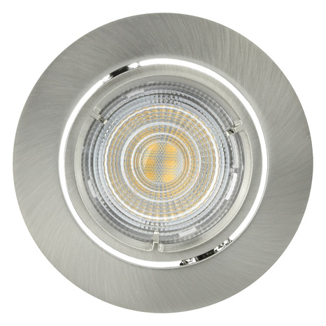 Lot de 3 spots orientables - Chrome brossé - Colours - Brico Dépôt