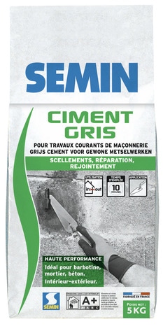 Ciment blanc 5kg* FT | Sanifer
