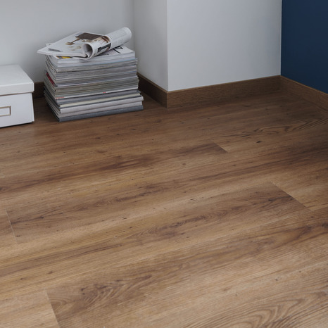 Plinthe PVC imitation pin L. 220 x - H. 6 cm x Ép. 11 mm - GoodHome - Brico Dépôt