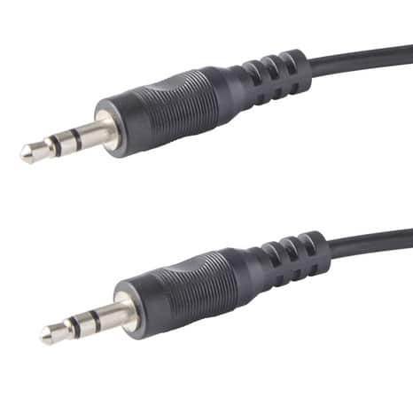 Câble jack audio stéréo mâle - 1,5 m - Brico Dépôt
