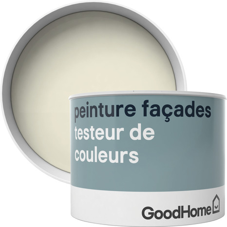 Testeur peinture façade autonettoyante blanc cassé mat 250 ml "Vail" - GoodHome - Brico Dépôt