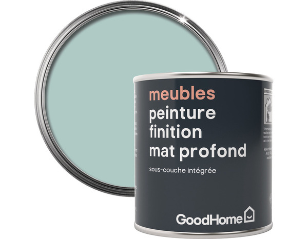 Peinture de rénovation meubles acrylique mat profond vert Killarney 125 ml - GoodHome - Brico Dépôt
