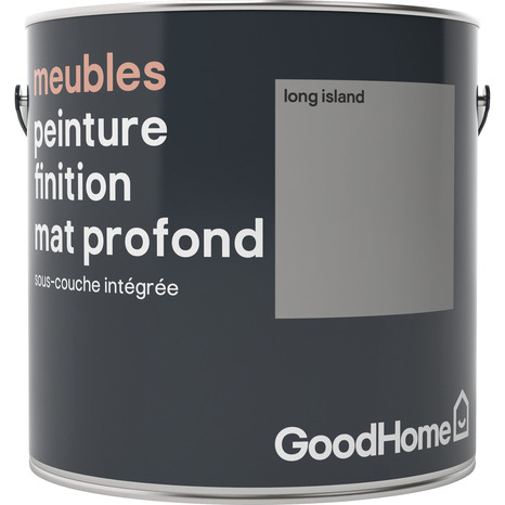 Peinture De Renovation Meubles Acrylique Mat Profond Gris Long Island 2 L Brico Depot