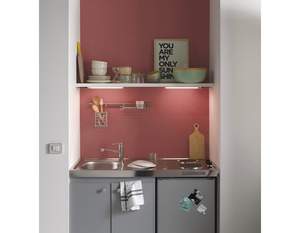 Testeur peinture cuisine acrylique mat rouge Fulham 50 ml - GoodHome - Brico Dépôt