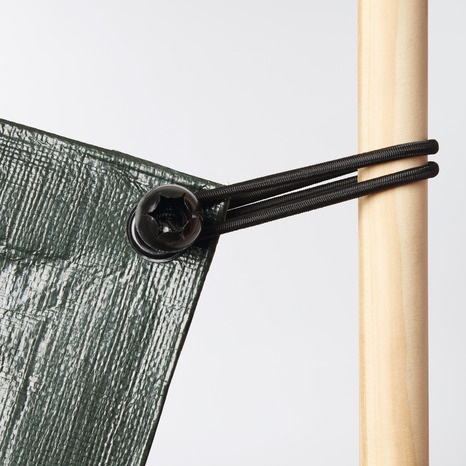 Lot de 8 cordons étirables à bille en polypropylène - Brico Dépôt