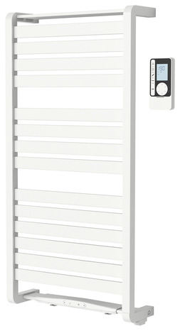 Sèche-serviettes "Loreto" 500 W H. 102 x L. 50 cm - GoodHome - Brico Dépôt